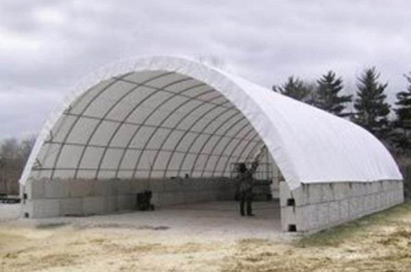 30'Wx35'Lx15'H quonset shelter shed